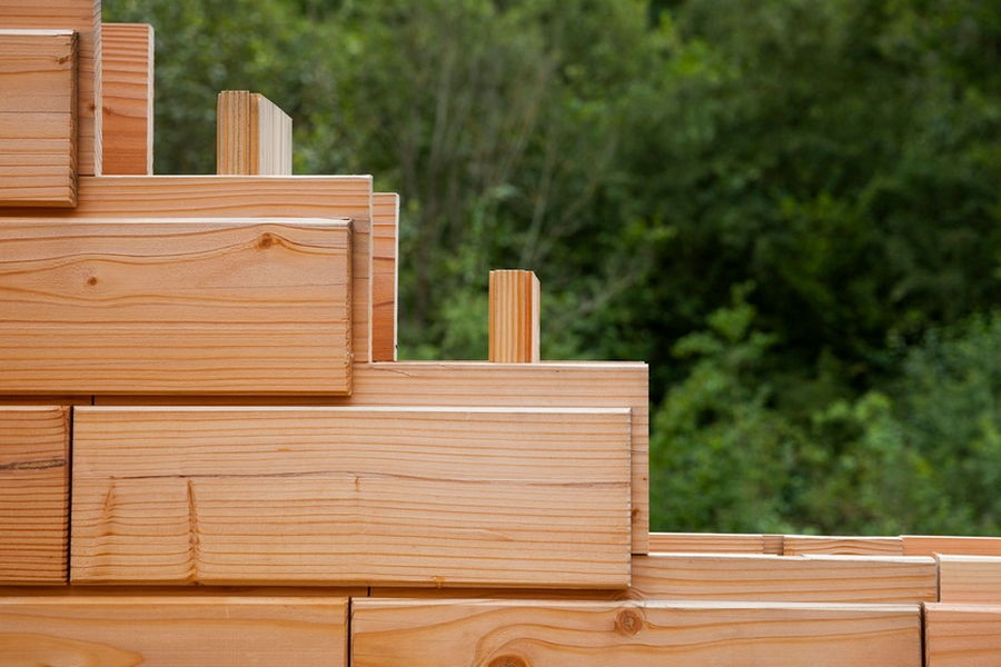 BRIKAWOOD : des briques en bois pour des maisons passives à monter soi-même  - EFFICYCLE